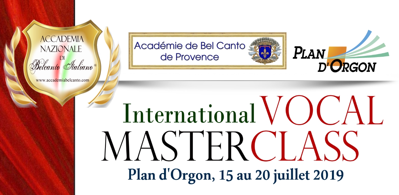 Aperta solo a 8 partecipanti la Masterclass di Belcanto Italiano ® in Francia – dal 15 al 20 luglio 2019